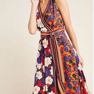Anthropologie Maeve Cassandra Midi Dress